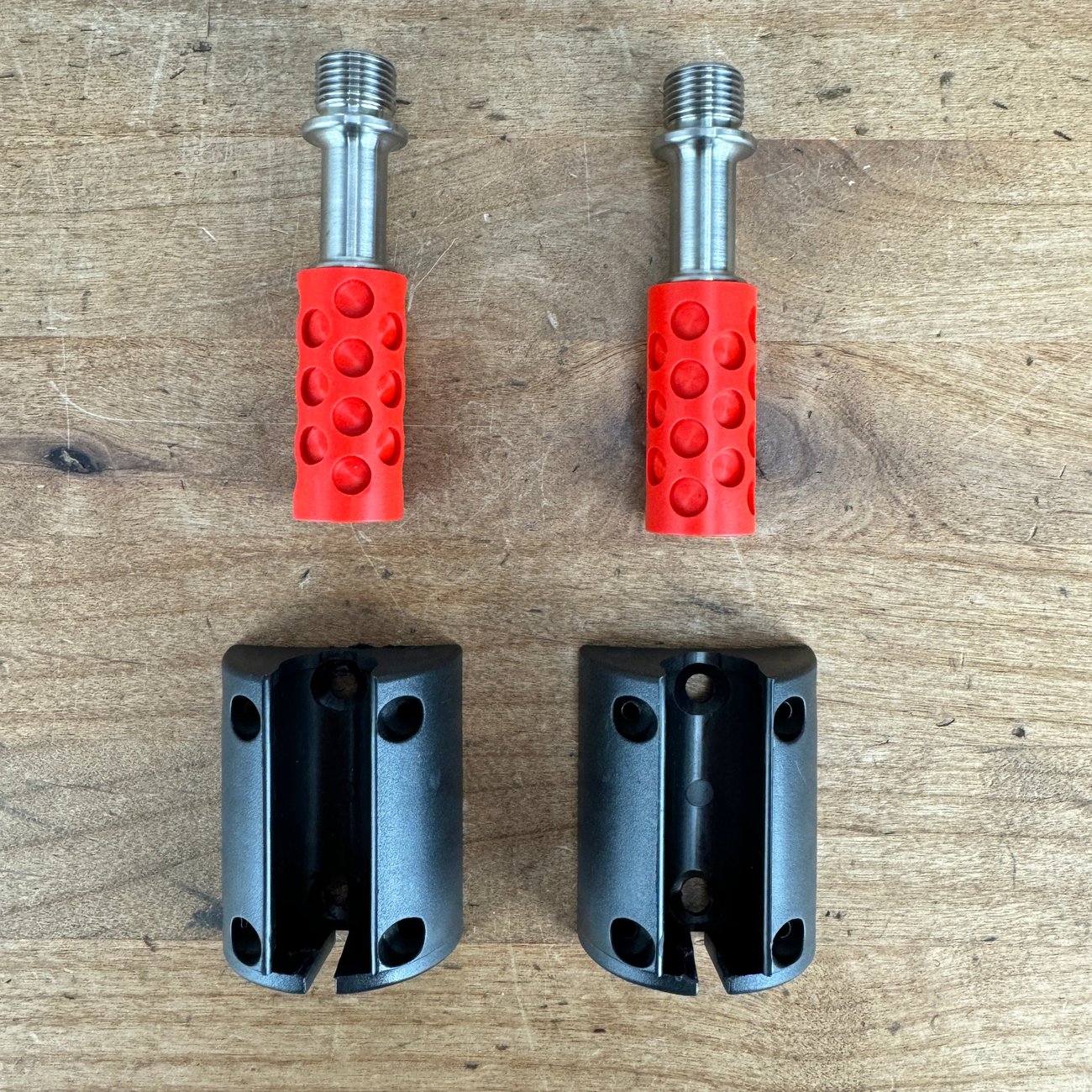 New! AeroLite Titanium TT Aero Clipless Bike Pedals 66g + Cleats –