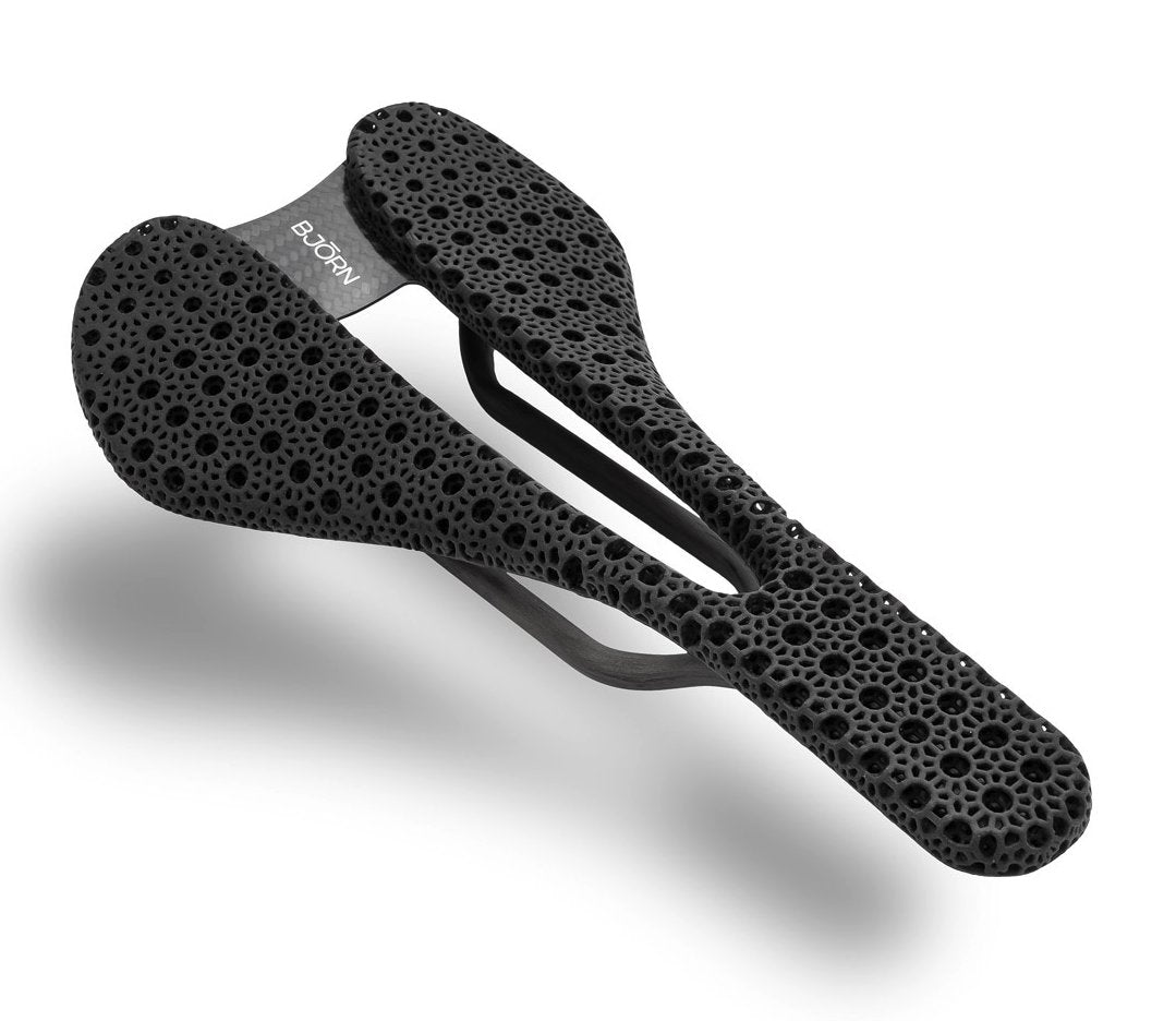 New! Bjorn Cycles Setka 3D Printed 155mm 7x9mm Carbon Rail Bike Saddle 131g
