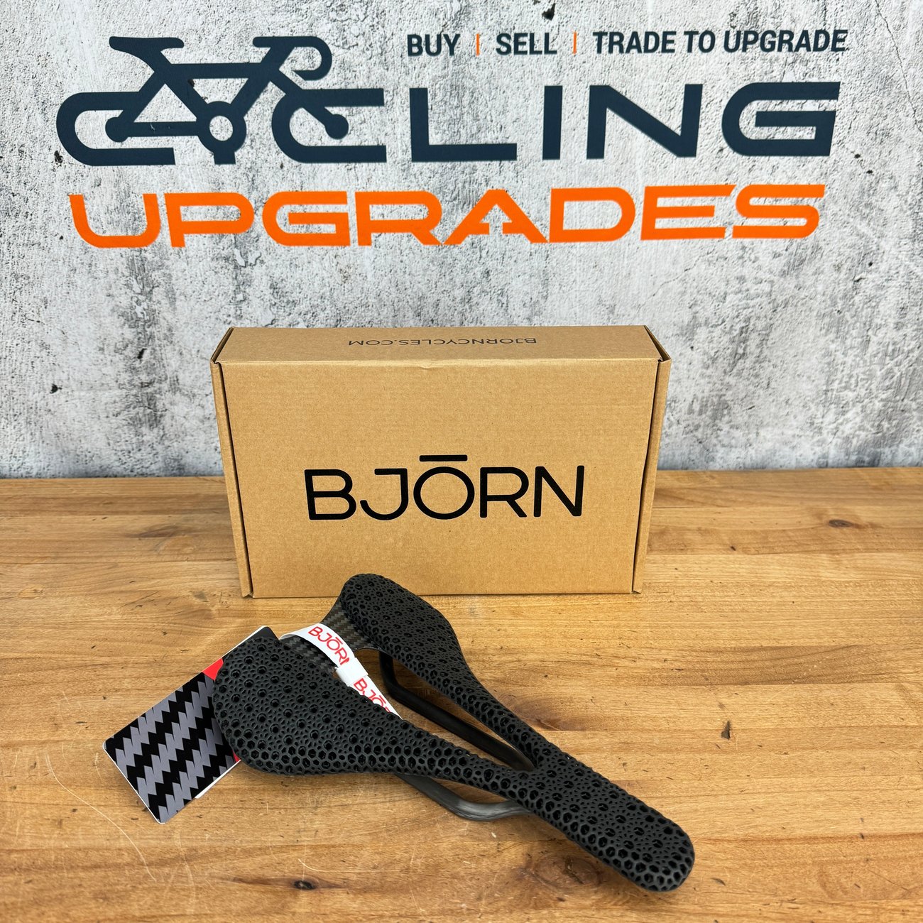 New! Bjorn Cycles Setka 3D Printed 155mm 7x9mm Carbon Rail Bike Saddle 131g