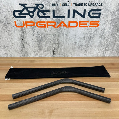 New! Bjorn Veterog Carbon TT/Triathlon Aero Bar Handlebar Extensions 130g