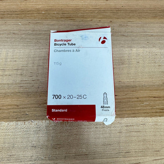 New! Bontrager 700c x 20-25c 48mm Presta Valve Bike Tube