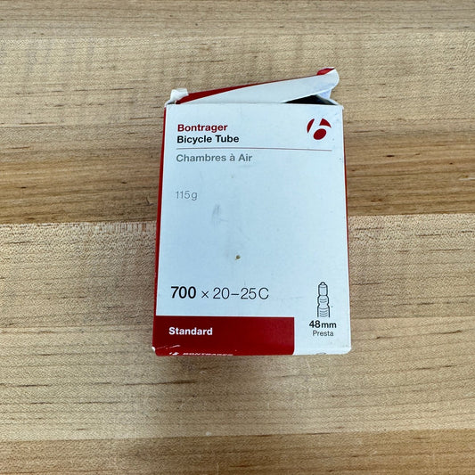 New! Bontrager 700c x 20-25c 48mm Presta Valve Bike Tube