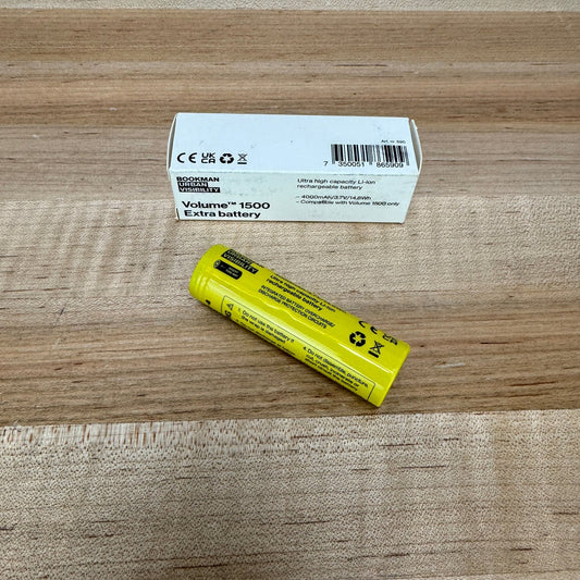 New! Bookman Urban Visibility Volume 1500 Extra Battery MSRP $39