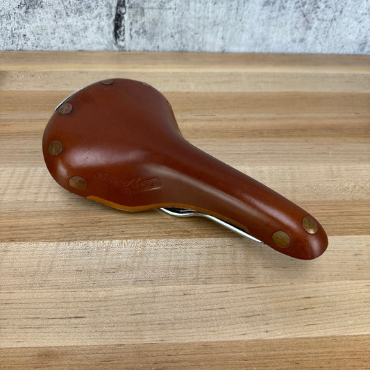 New! Brooks Swift Honey 7x7mm Steel Rails 153mm Bike Saddle MSRP $220