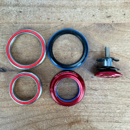 New! Cane Creek Hellbender 70 1 1/8" Steerer IS41/28.6/H9 BAA1188 Red Headset