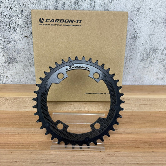 New! Carbon-Ti X-Single Carbon 38T 107BCD 12/13-Speed 1x Chainring MSRP $220