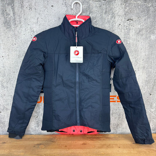 New! Castelli Elemento Lite Jack Women's Medium Winter Cycling Jacket MSRP $400