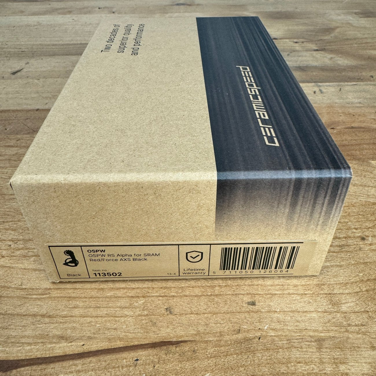 New! Ceramicspeed OSPW RS ALPHA for SRAM Red/Force AXS Black