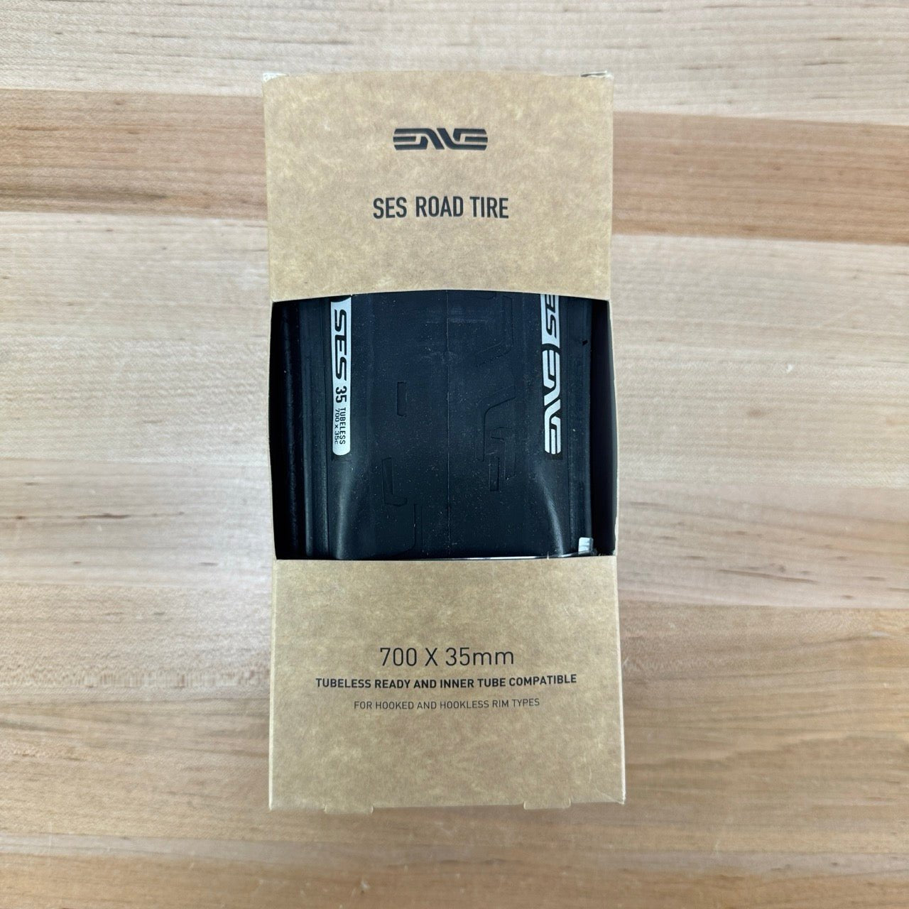 New! Enve SES Road 700c x 35mm Black Tubeless Bike Tire 312g