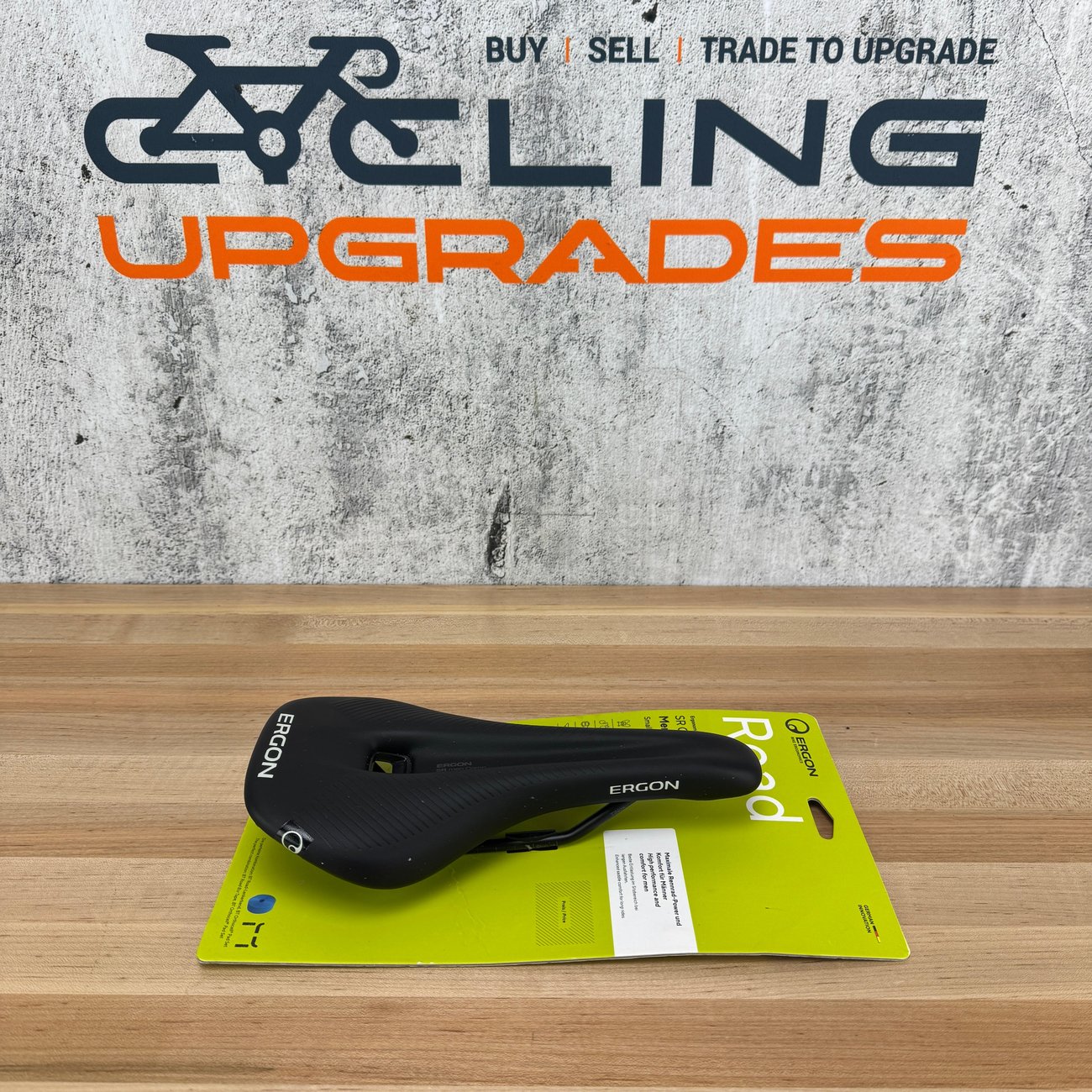 New! Ergon SR Comp Small/Medium 140mm 7x7mm Alloy Rails Bike Saddle MSRP $135