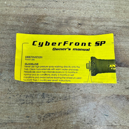 New! Extralite CyberFront 20h 100mm Quick Release Rim Brake Bike Front Hub 48g