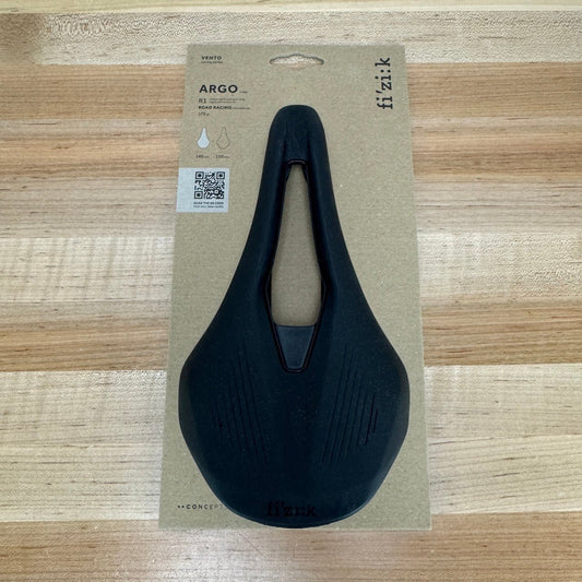 New! Fizik Argo R1 140mm 7x9mm Carbon Rails Bike Saddle 187g