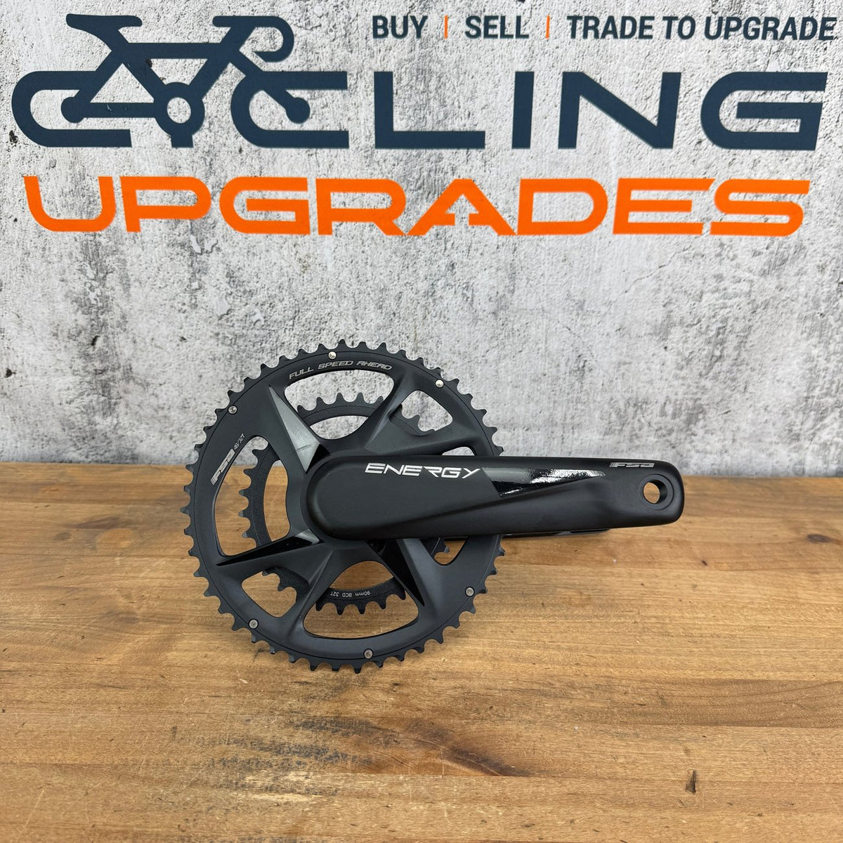 New! FSA Energy 175mm 48/32t Alloy 11-Speed 30mm Orange spindle 
