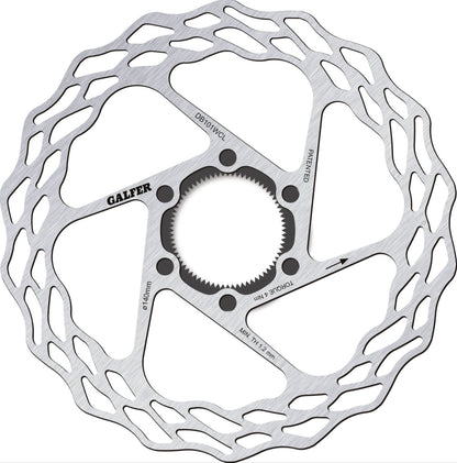 New! Galfer Bike 140mm 1.8mm Wave Road Center Lock Disc Brake Rotor DB101WCL 76g