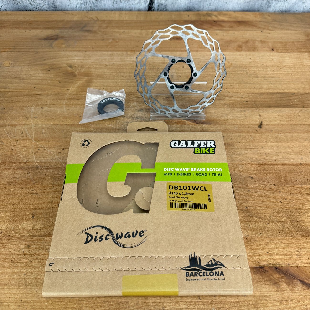 New! Galfer Bike 140mm 1.8mm Wave Road Center Lock Disc Brake