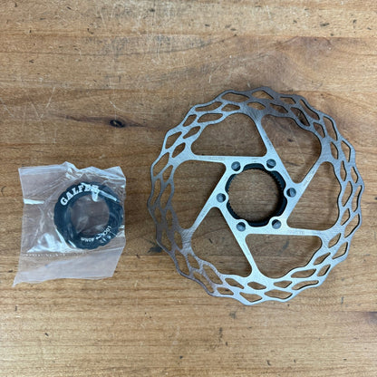 New! Galfer Bike 140mm 1.8mm Wave Road Center Lock Disc Brake Rotor DB101WCL 76g