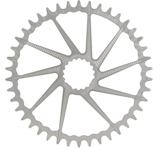 New! Garbaruk 1x 44t Direct Mount Road/Gravel Silver Bike Chainring 85g