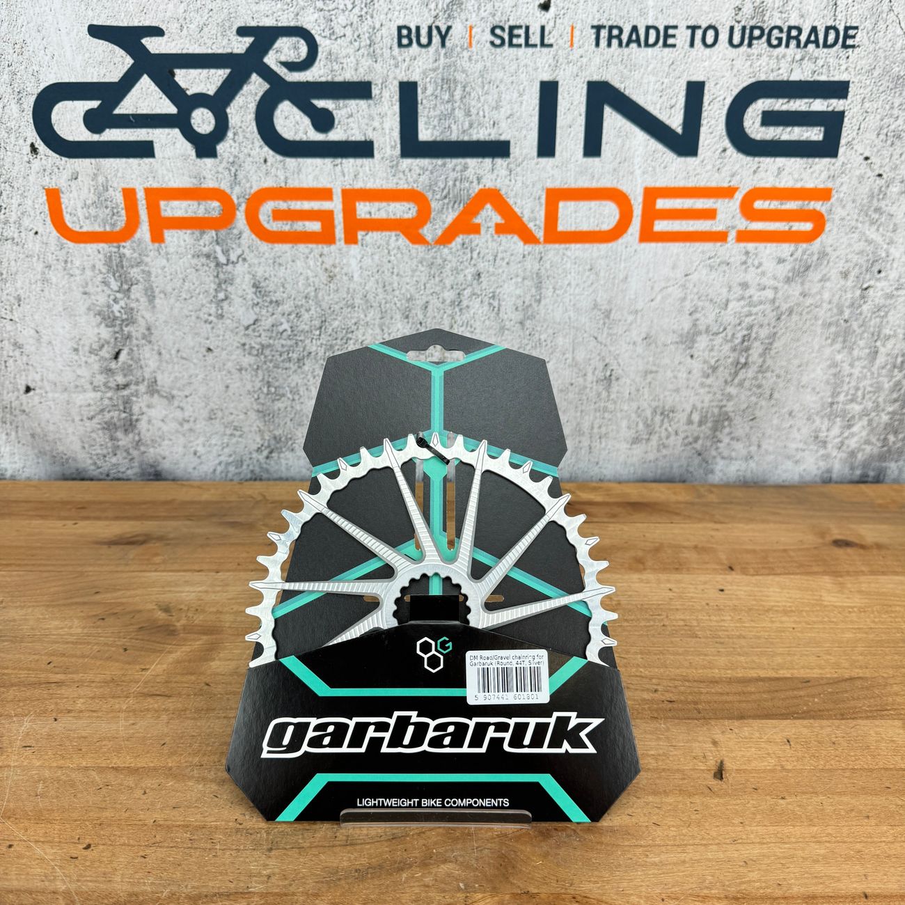 New! Garbaruk 1x 44t Direct Mount Road/Gravel Silver Bike Chainring 85g