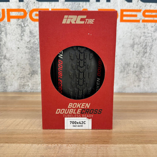 New! IRC Boken Doublecross 700c x 42mm Tubeless Gravel Bike Single Tire