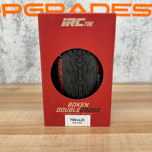 New! IRC Boken Doublecross 700c x 42mm Tubeless Gravel Bike Single Tire