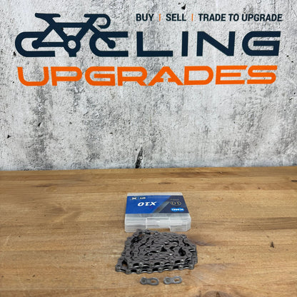 New! KMC X10 116 Links 10-Speed Silver Bike Chain w/ Missing Link MSRP $55