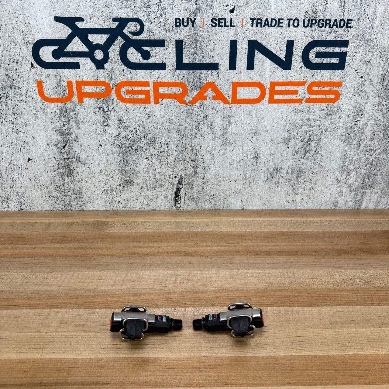 Low Mile! Look S-Track Carbon Titanium Clipless MTB/Gravel Bike Pedals 230g