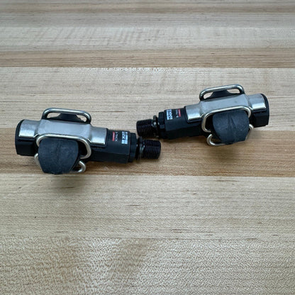 Low Mile! Look S-Track Carbon Titanium Clipless MTB/Gravel Bike Pedals 230g