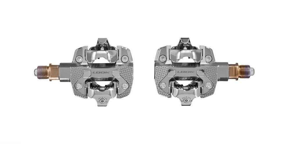 New! Look X-Track Dual Sided SPD Power Meter Pedals MTB/Gravel Bike 405g