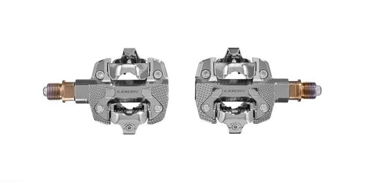 New! Look X-Track Dual Sided SPD Power Meter Pedals MTB/Gravel Bike 405g
