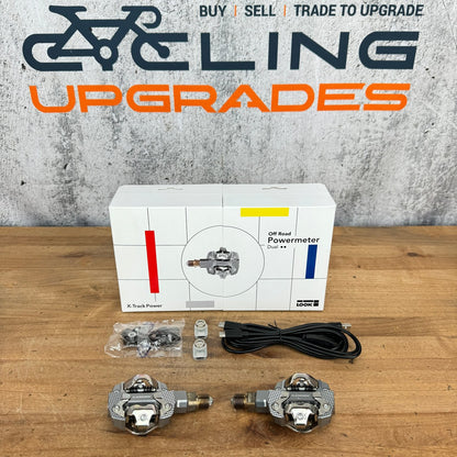 New! Look X-Track Dual Sided SPD Power Meter Pedals MTB/Gravel Bike 405g