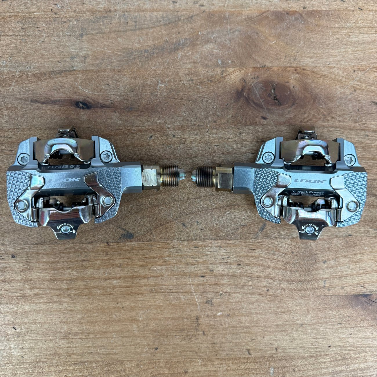 New! Look X-Track Dual Sided SPD Power Meter Pedals MTB/Gravel Bike 405g