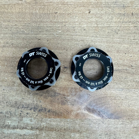 Pair of DT Swiss Center Lock to 6-Bolt Disc Brake Rotor Adaptors 31g