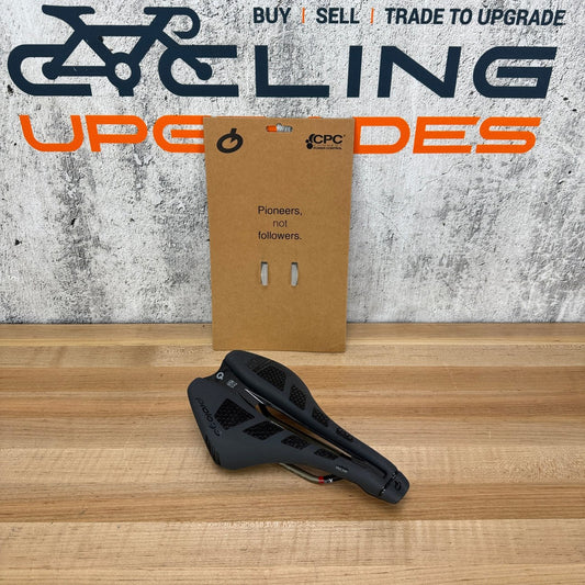 New! Prologo Dimension NDR CPC 143mm 7x7mm Tirox Rails Black Bike Saddle 222g