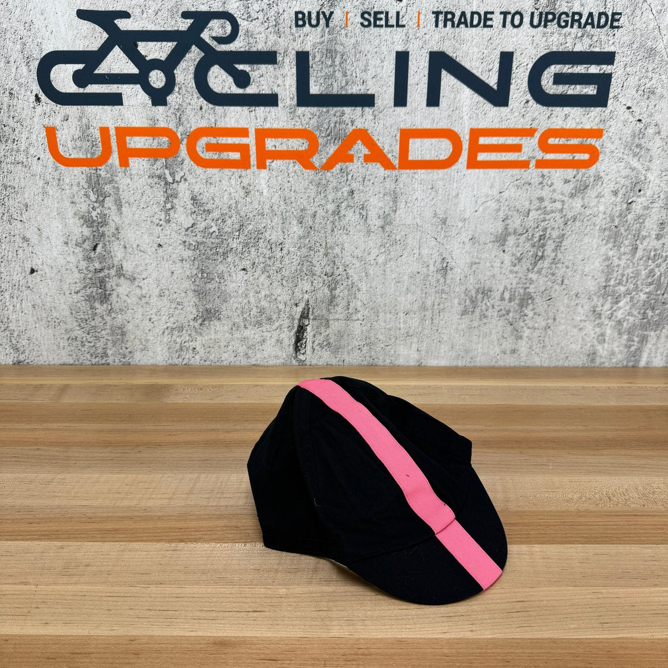 New! Rapha Cap II Black/Pink Cycling Cap MSRP $42