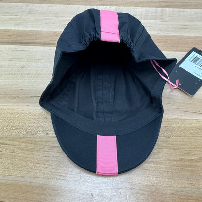 New! Rapha Cap II Black/Pink Cycling Cap MSRP $42