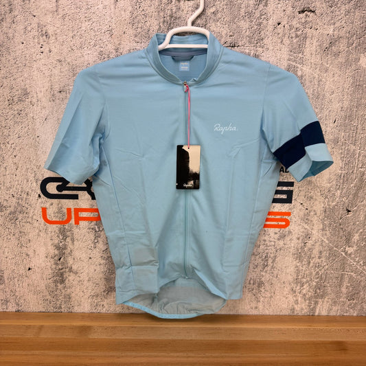 New! Rapha Flyweight Men's Medium Blue Cycling Jersey MSRP $170