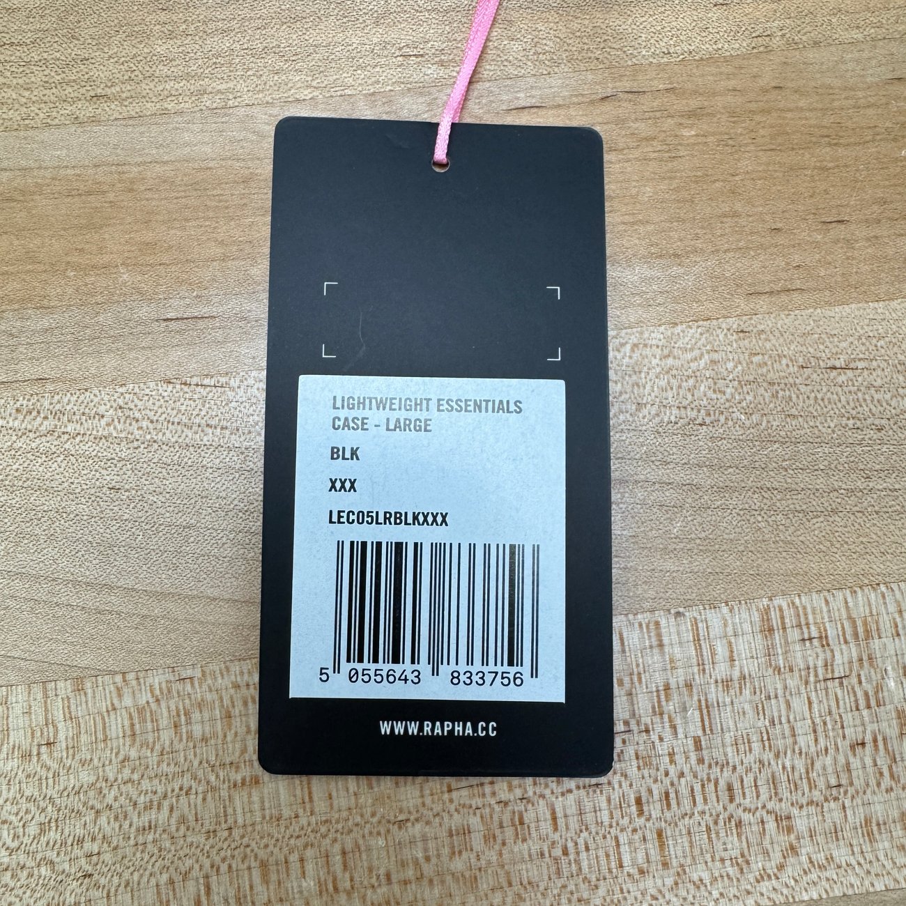 New! Rapha Lightweight Essentials Large Black Case MSRP $55