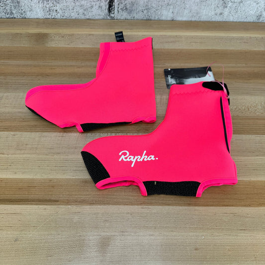 New! Rapha Overshoes Large Pink Cycling Shoe Covers MSRP $96