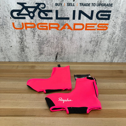 New! Rapha Overshoes Large Pink Cycling Shoe Covers MSRP $96