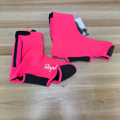 New! Rapha Overshoes Large Pink Cycling Shoe Covers MSRP $96