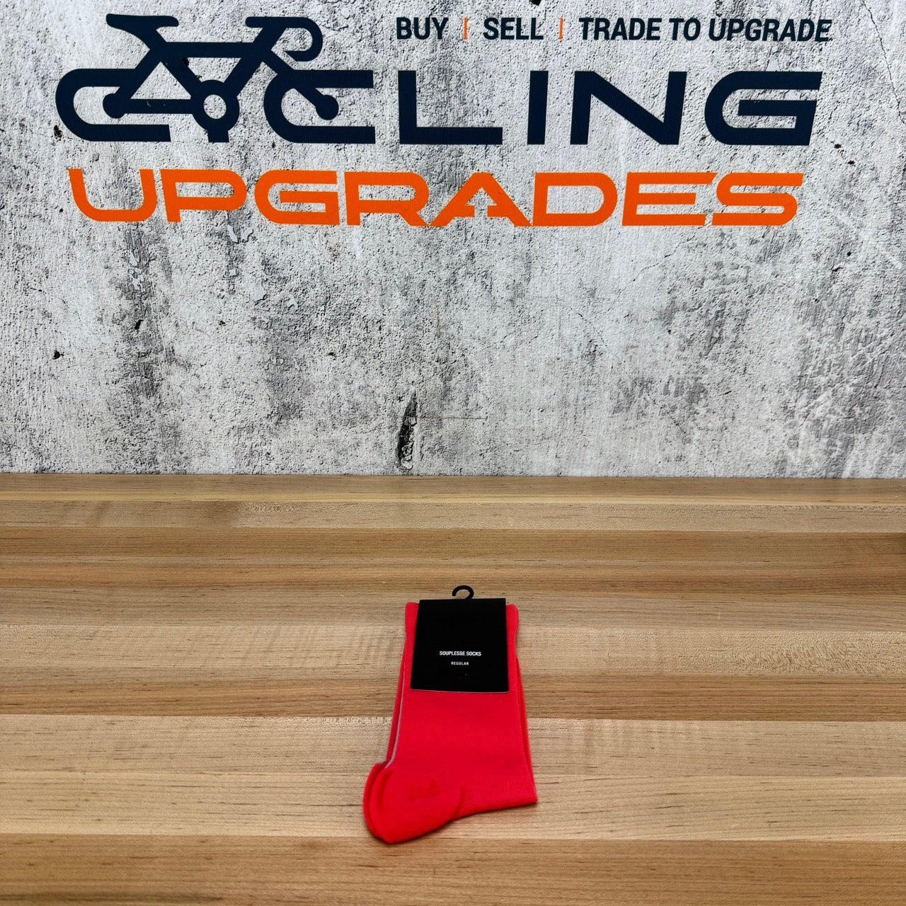 New! Rapha Women's Souplesse Regular Large Red Cycling Socks