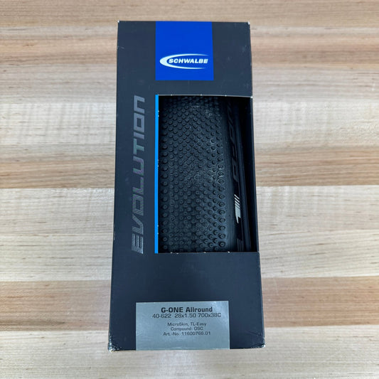 New! Schwalbe G-ONE Allround 700c x 38mm Tubeless Single Tire 483g MSRP $81