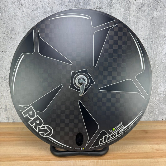 New! Shimano PRO Textreme Disc Carbon Tubular Rim Brake TT/Tri Rear Wheel 700c
