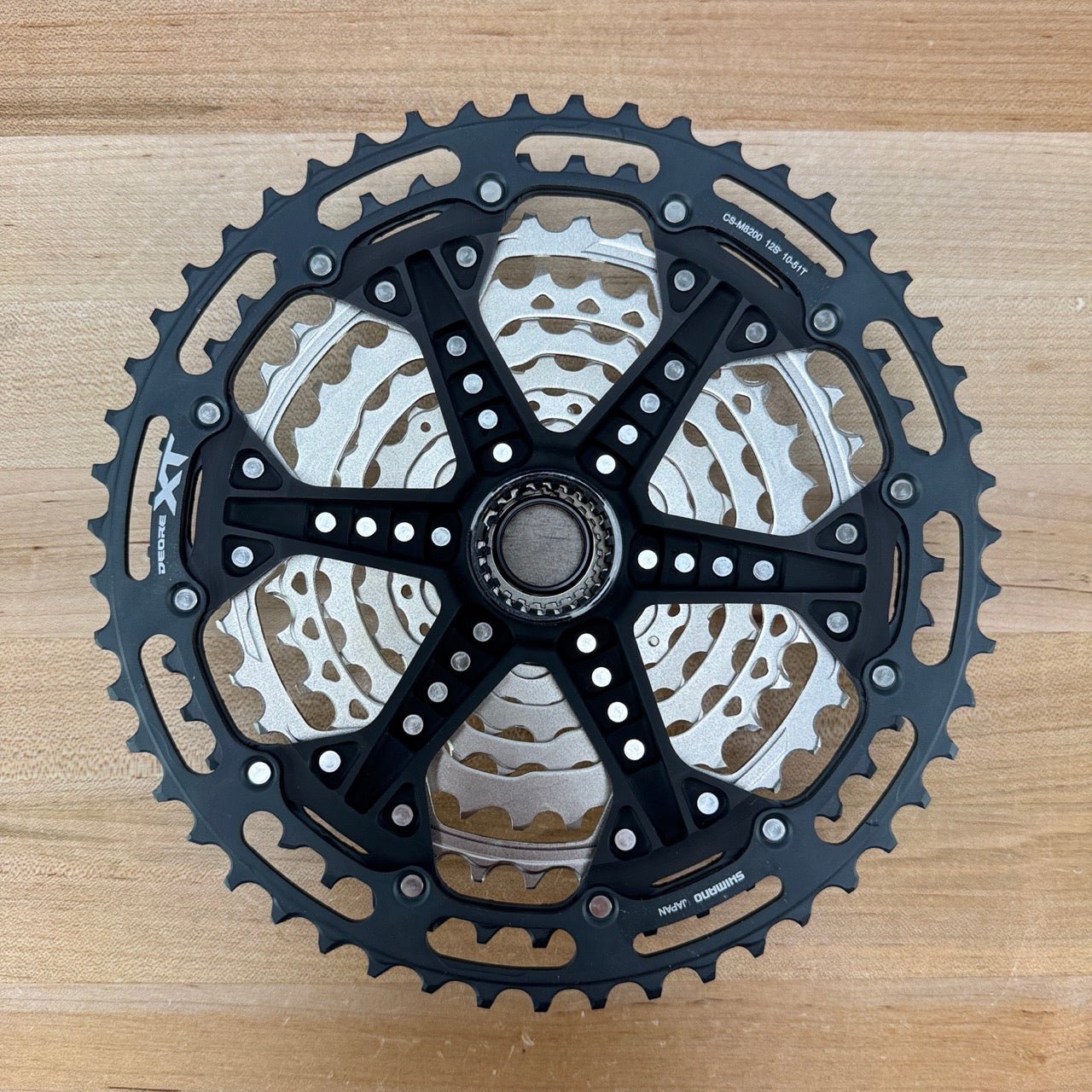 New! Shimano XT CS-M8200 10-51t 12-Speed Microspline MTB Cassette 456g MSRP $195