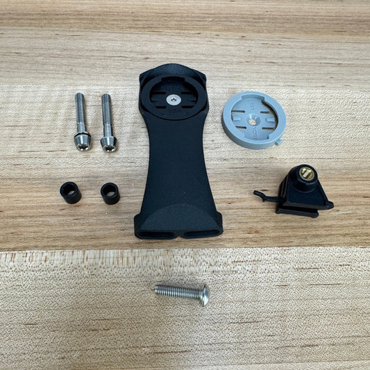 New! Silca Chisela Standard 3D Printed Titanium Out Front Computer Mount