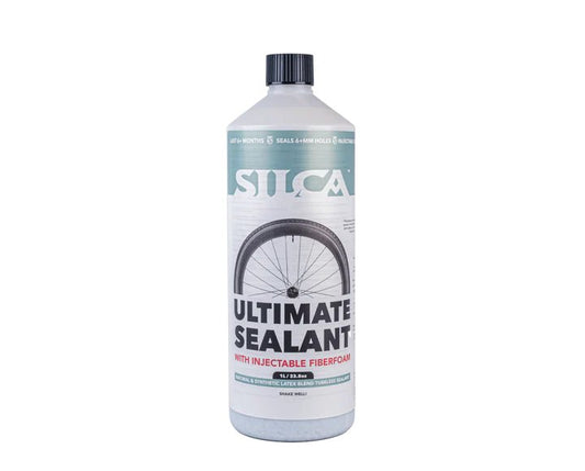 New! Silca Ultimate Sealant w/ Injectable Fiberfoam Bike Tire Sealant 1L / 33.8oz