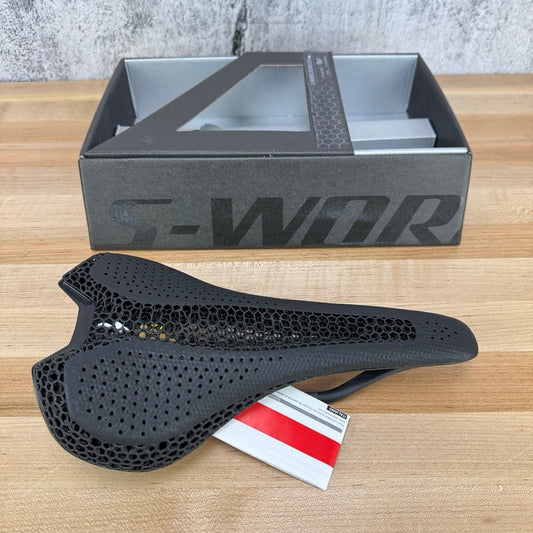 New! Specialized S-Works Romin EVO Mirror Carbon Rails 143mm Saddle MSRP $475