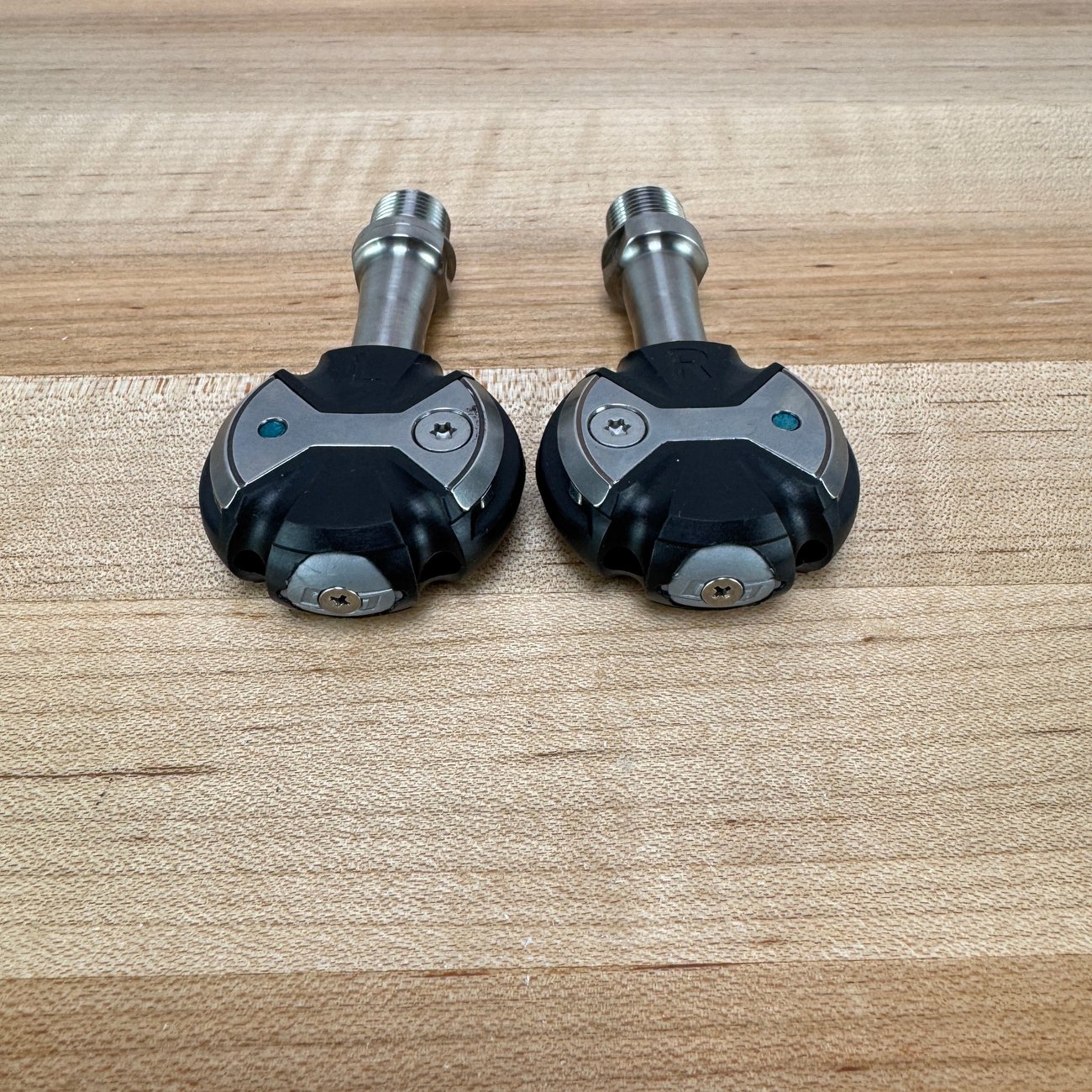 New! Speedplay Zero Titanium Spindle Black 50mm Spindle Pedals 166g