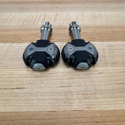 New! Speedplay Zero Titanium Spindle Black 50mm Spindle Pedals 166g
