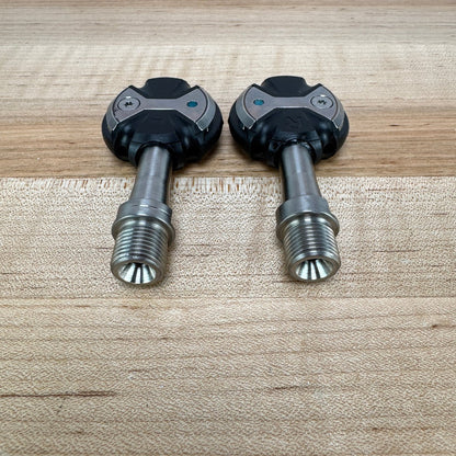 New! Speedplay Zero Titanium Spindle Black 50mm Spindle Pedals 166g